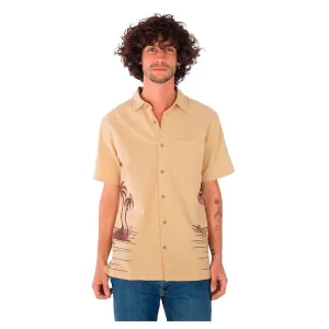 HURLEY RINCON LINEN S/S SHIRT TRUE GOLD