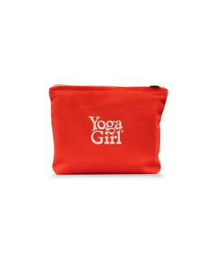 I am a Yoga Girl Coral pouch