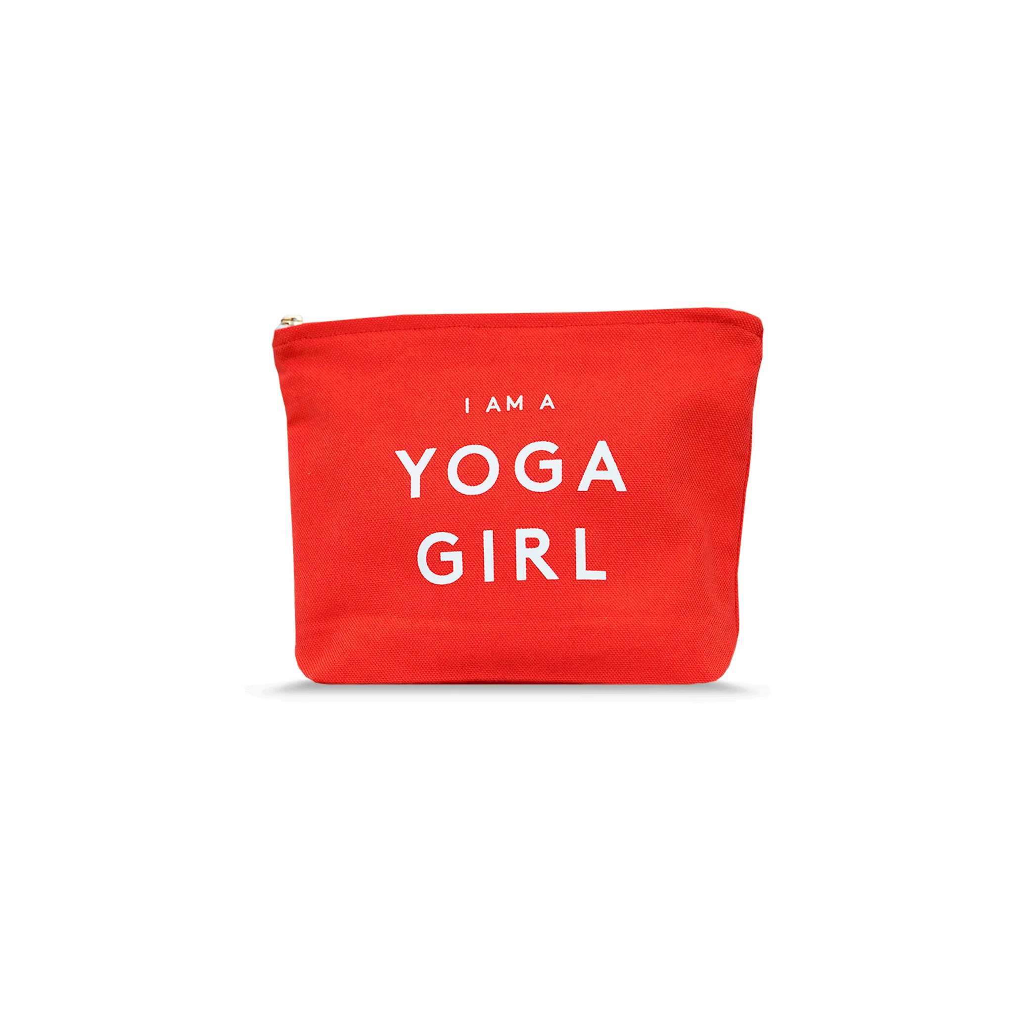 I am a Yoga Girl Coral pouch