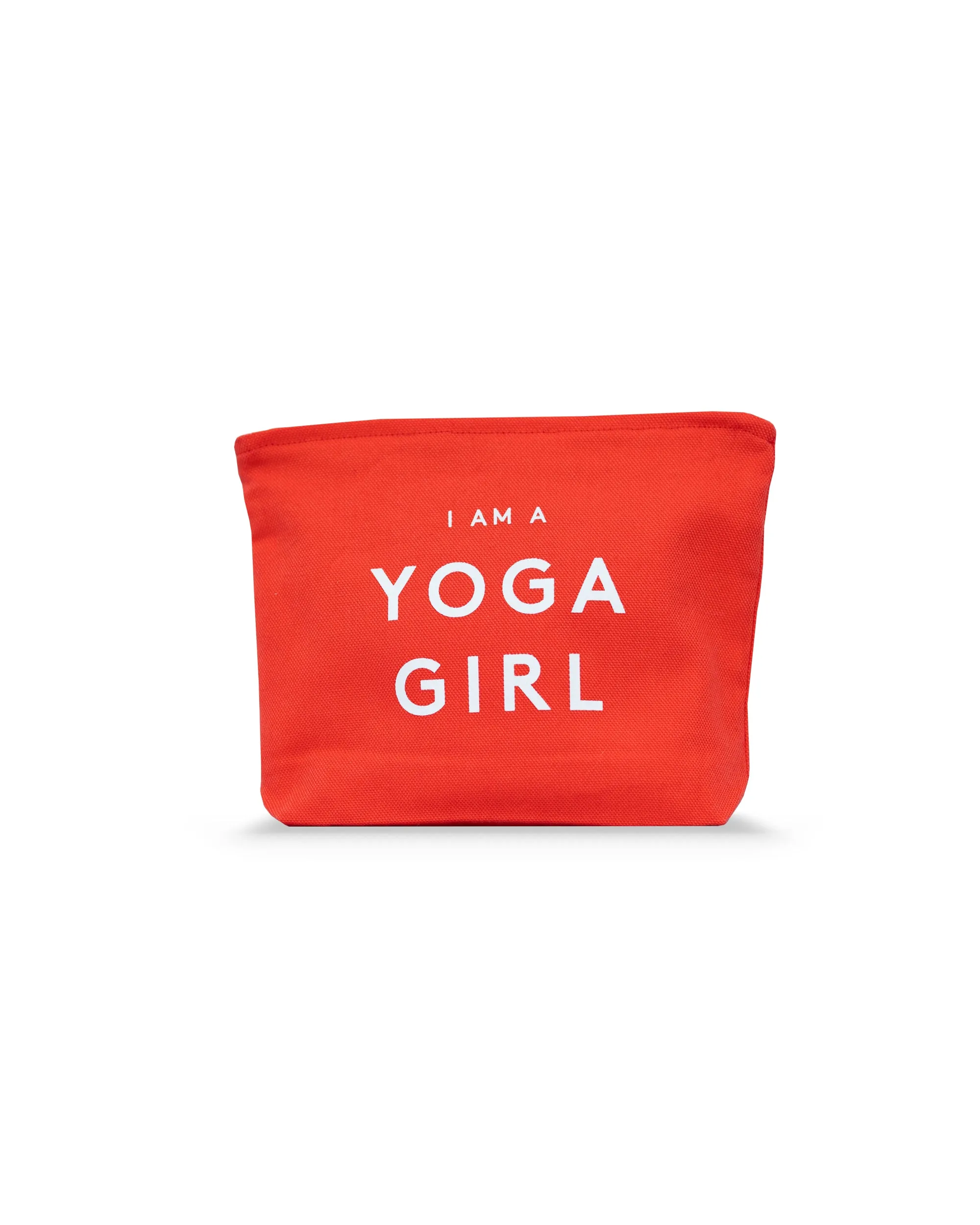 I am a Yoga Girl Coral pouch