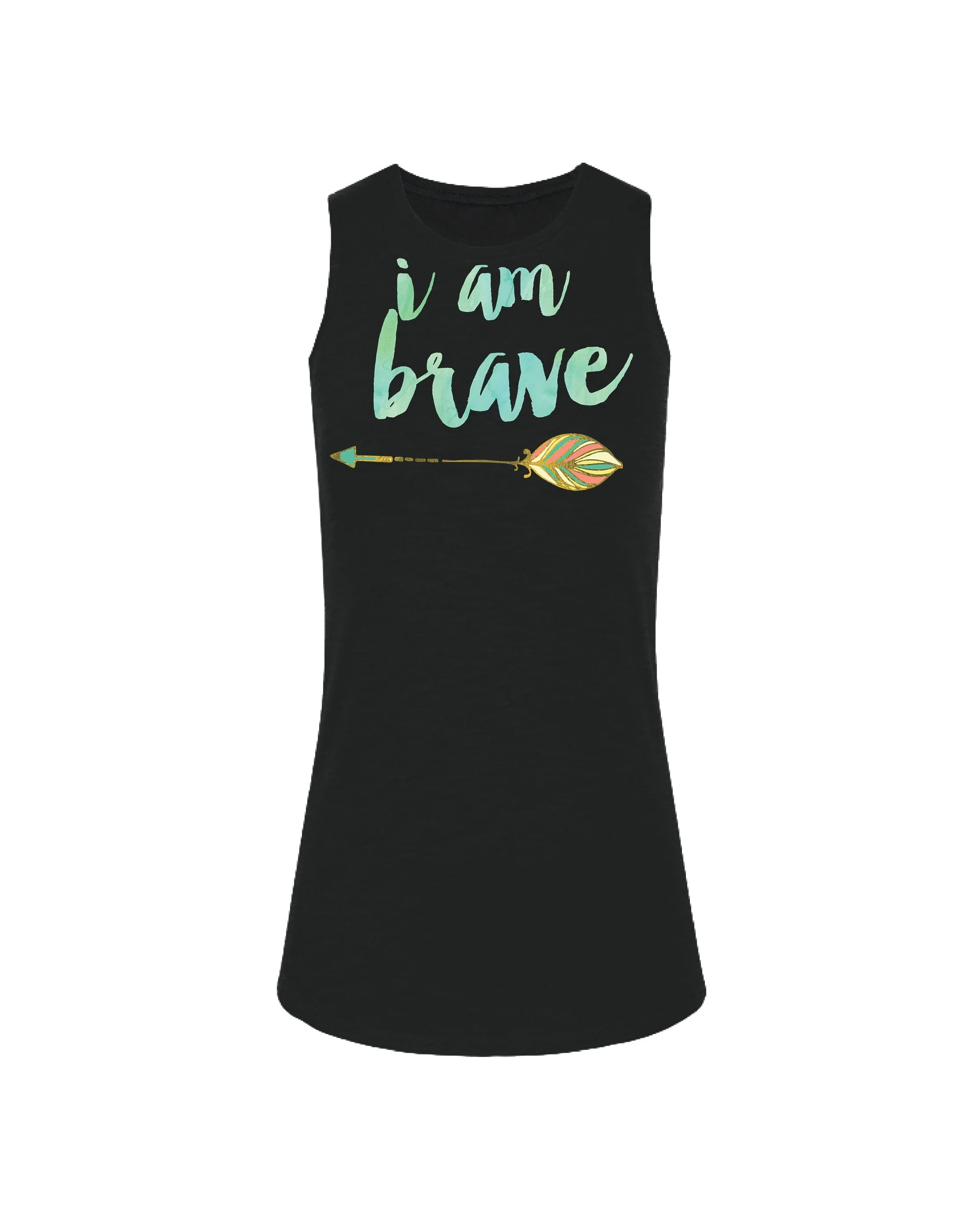 I am Brave (Coral/Green Arrow)