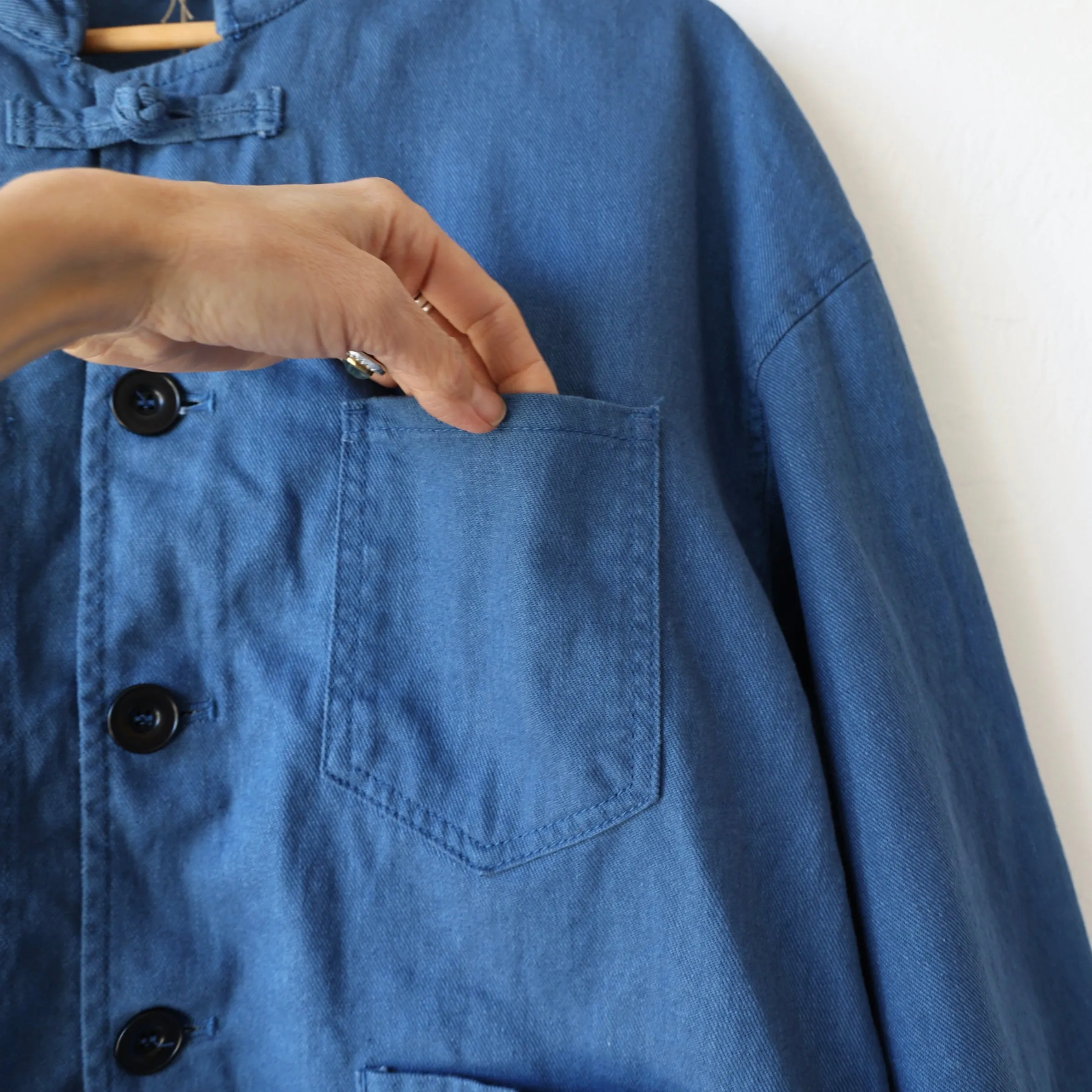 Ichi Antiquités Vintage Twill Jacket - Blue