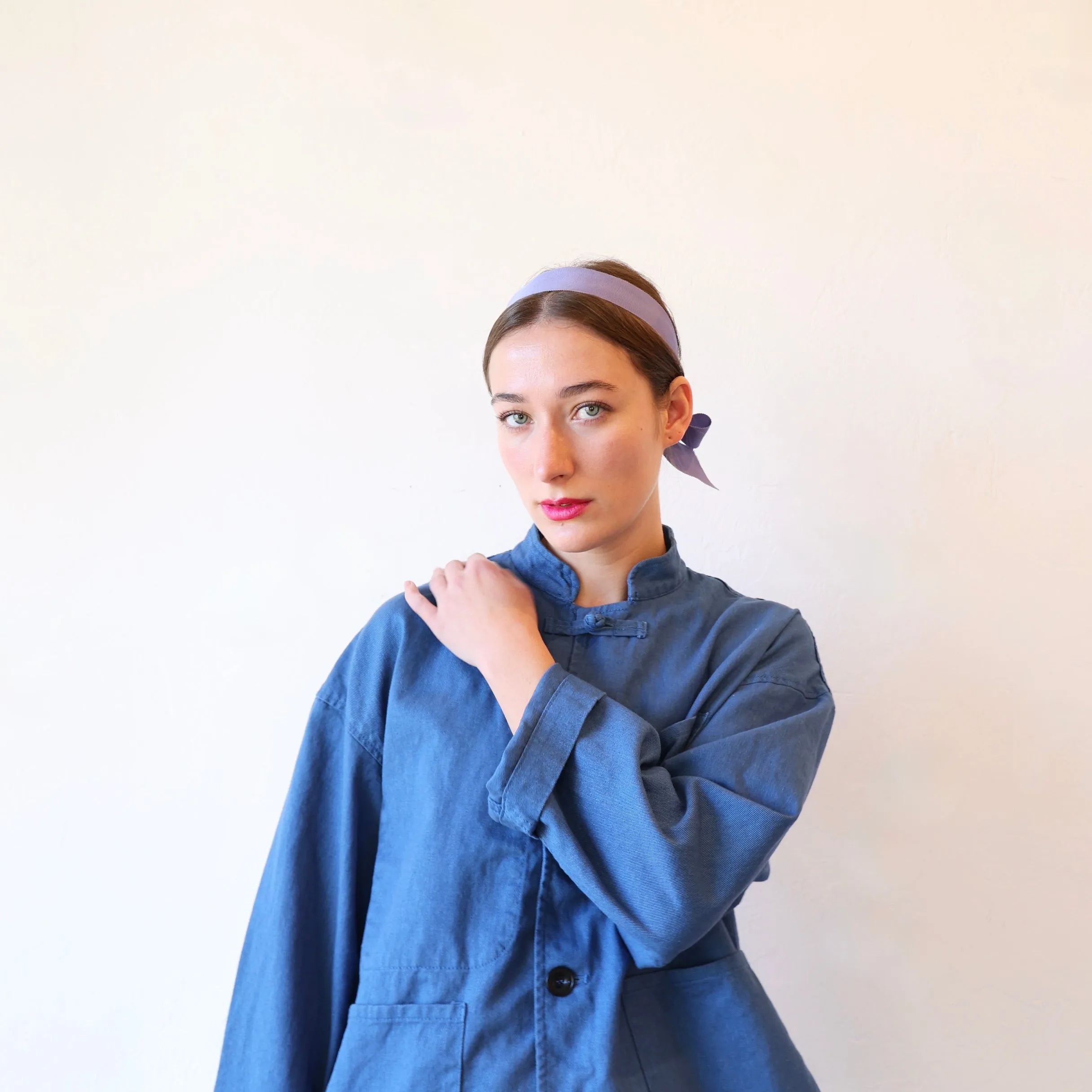 Ichi Antiquités Vintage Twill Jacket - Blue