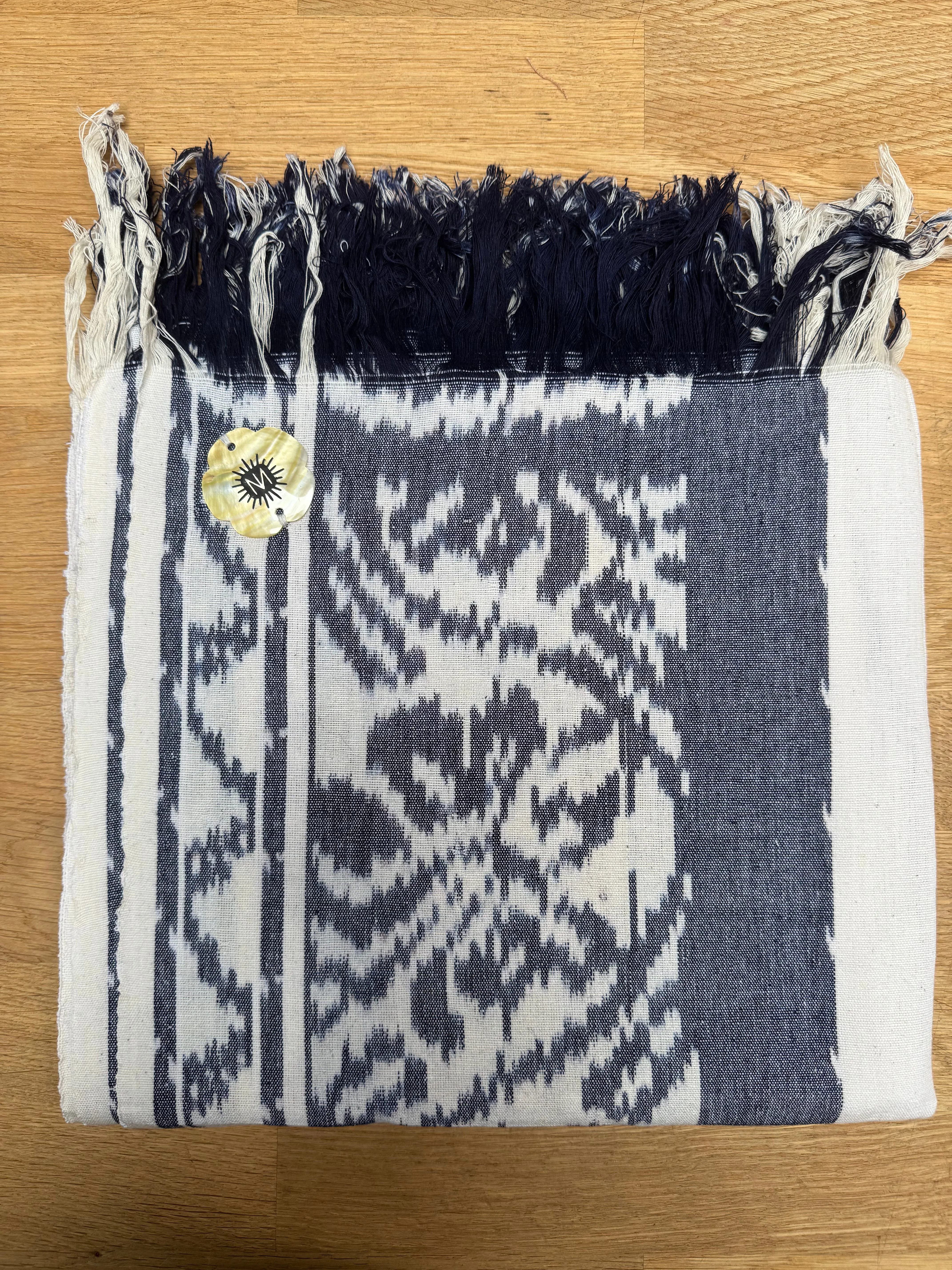 IKAT BLANKET - DENIM