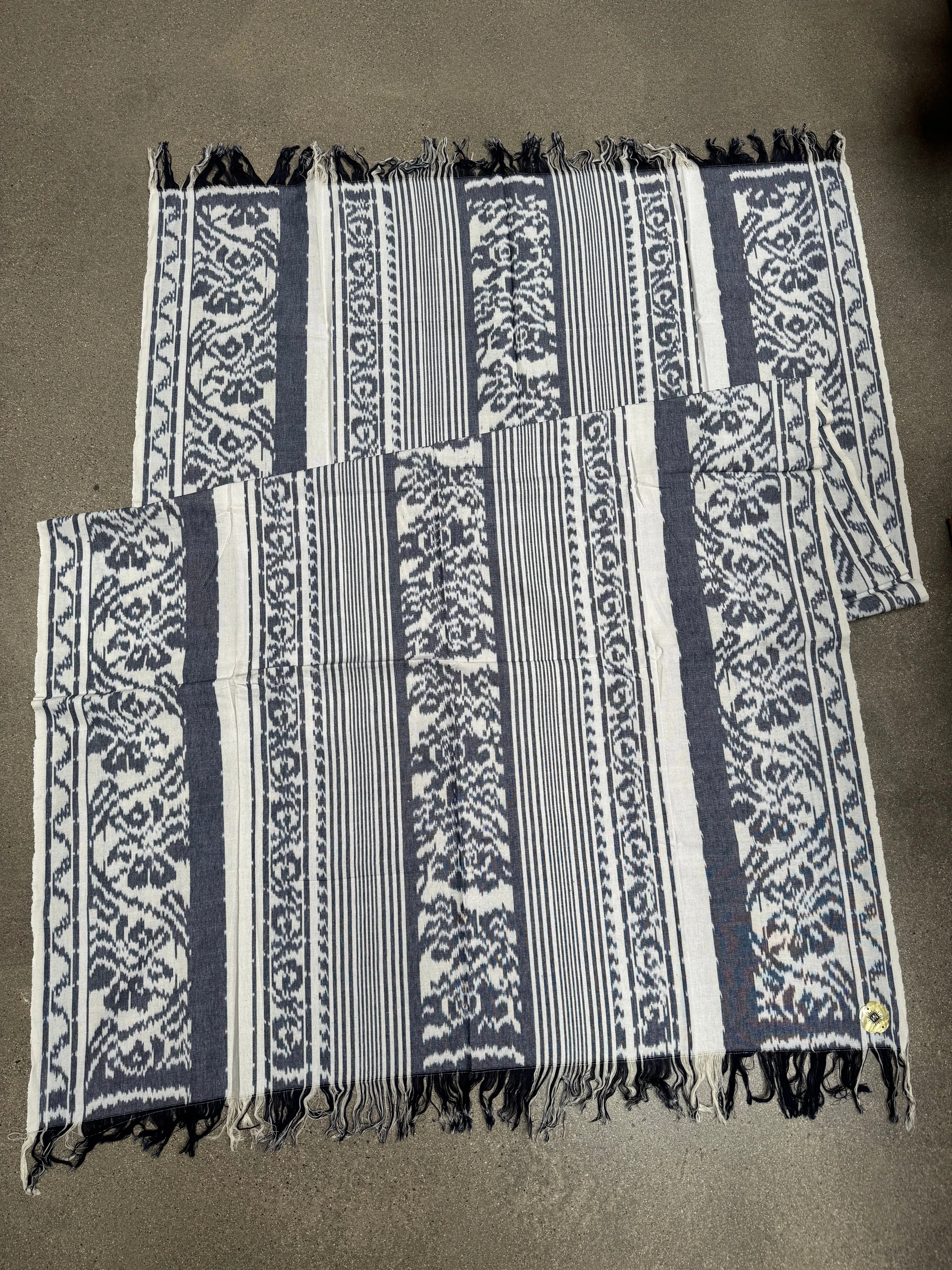 IKAT BLANKET - DENIM