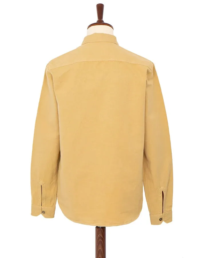 【Indigofera】Dhani Shirt Cotton/Linen Canvas Desert Pinon  / 棉麻混紡前門襟襯衫