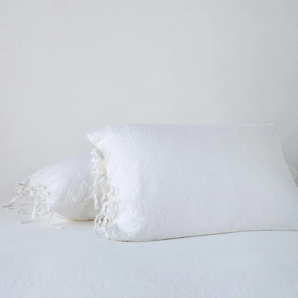 Ines Standard Sham - White