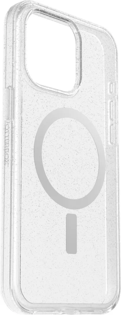 iPhone 15 Pro Max Otterbox Symmetry w/ MagSafe Clear Series Case - Silver (Stardust)