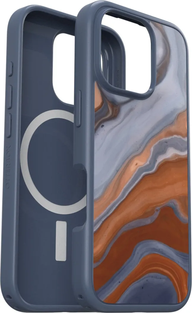 iPhone 16 Pro Otterbox Symmetry Graphics w/ MagSafe Series Case - Blue - High Desert Agate