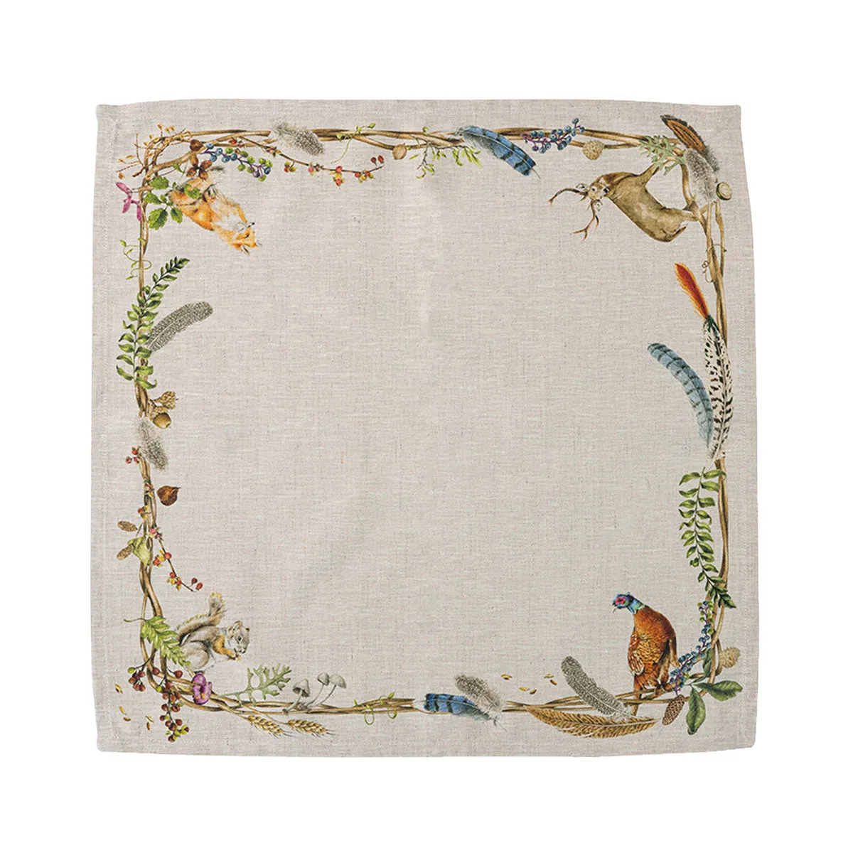 Juliska Forest Walk Napkin with Animals