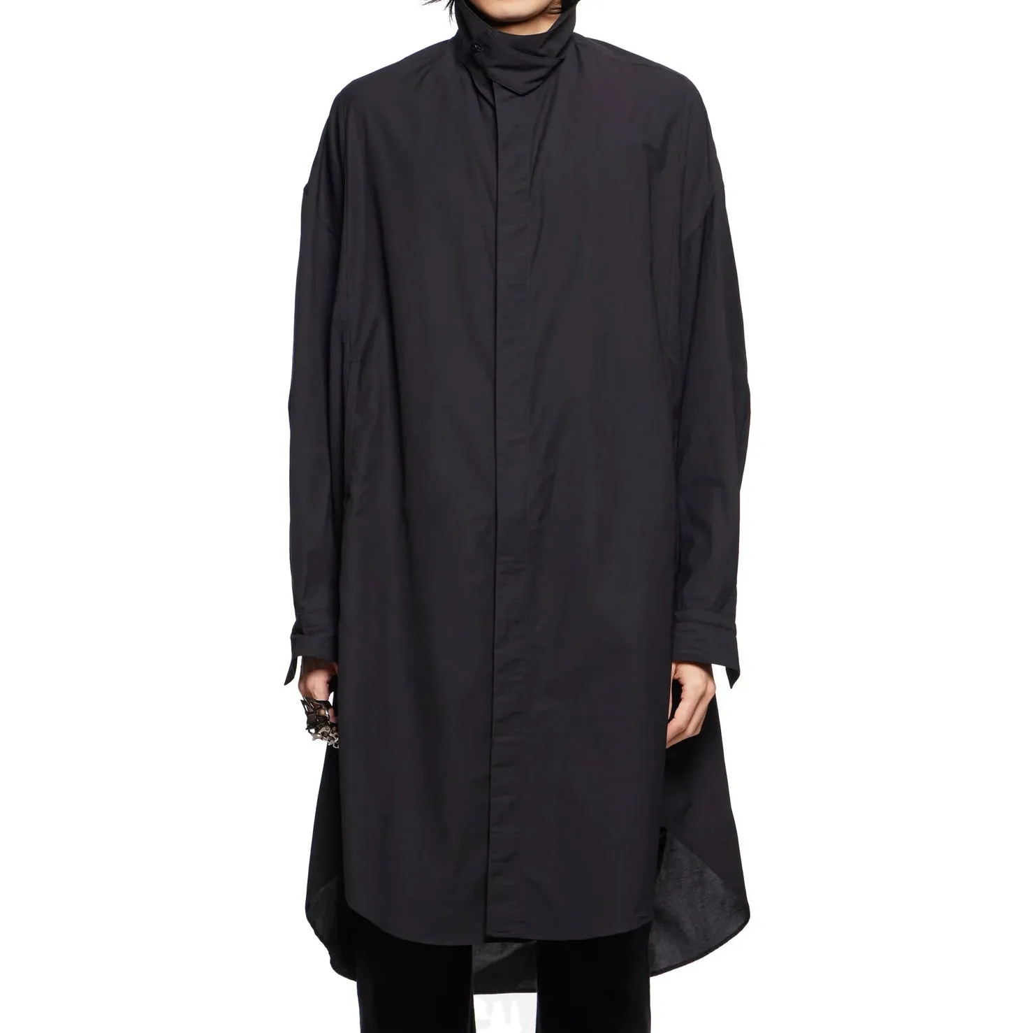 Julius Disarray Trench Hi-Neck Shirt