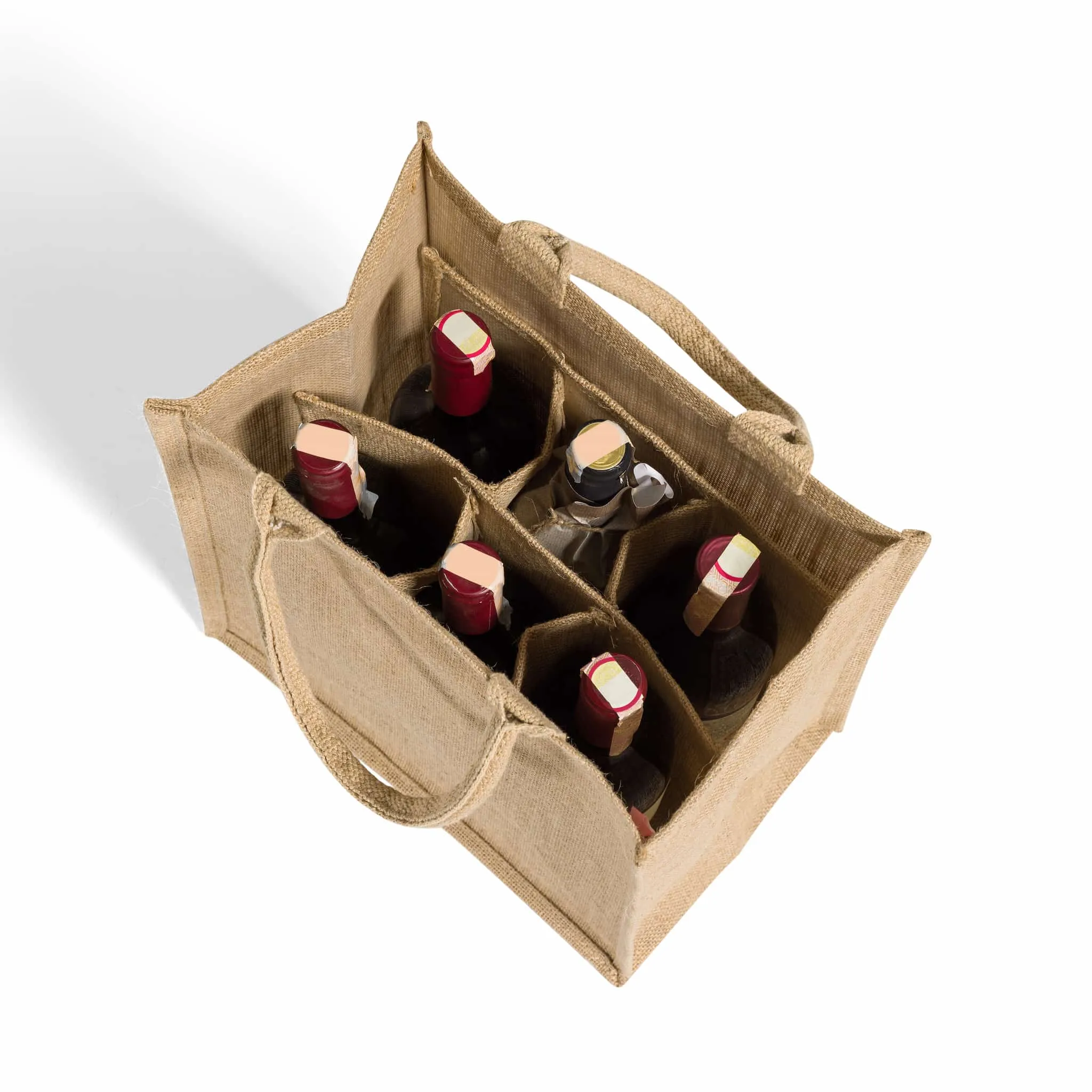 Jute Wine Bag