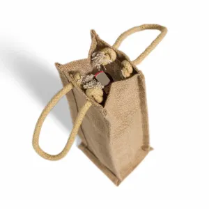 Jute Wine Bag