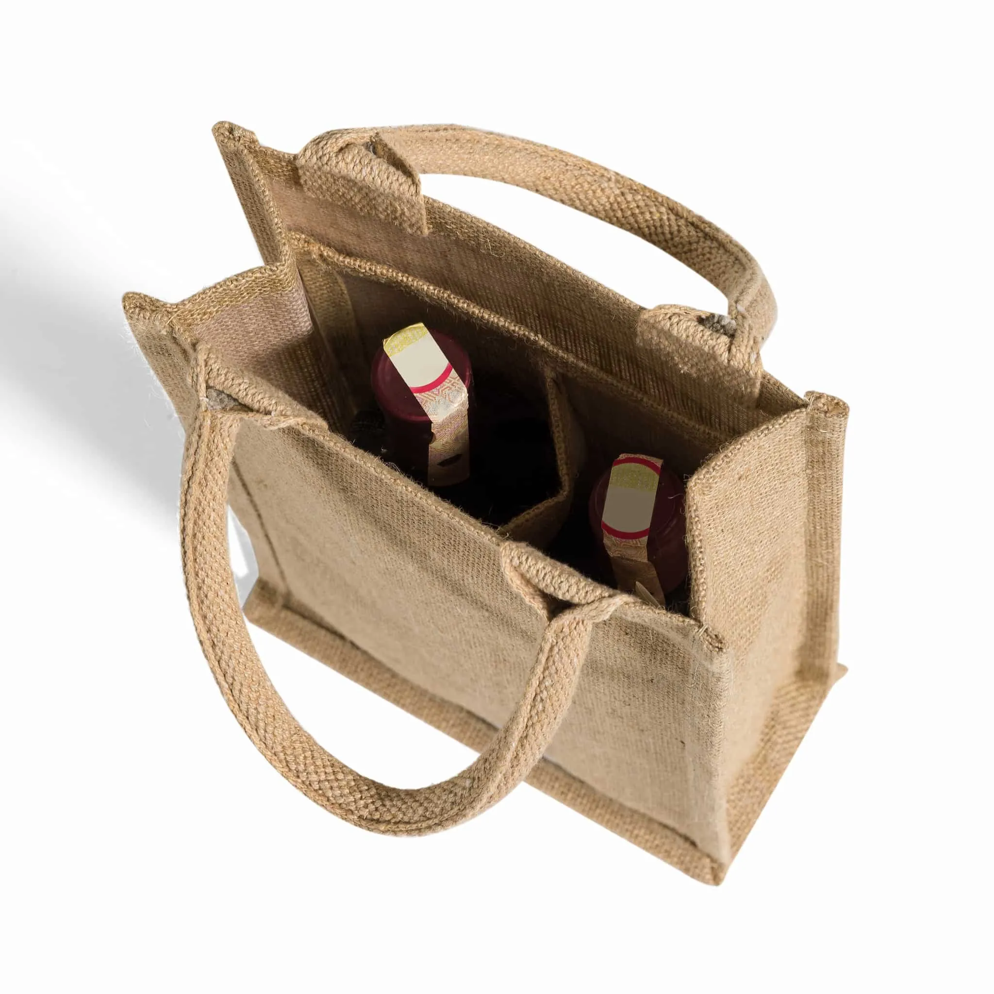 Jute Wine Bag