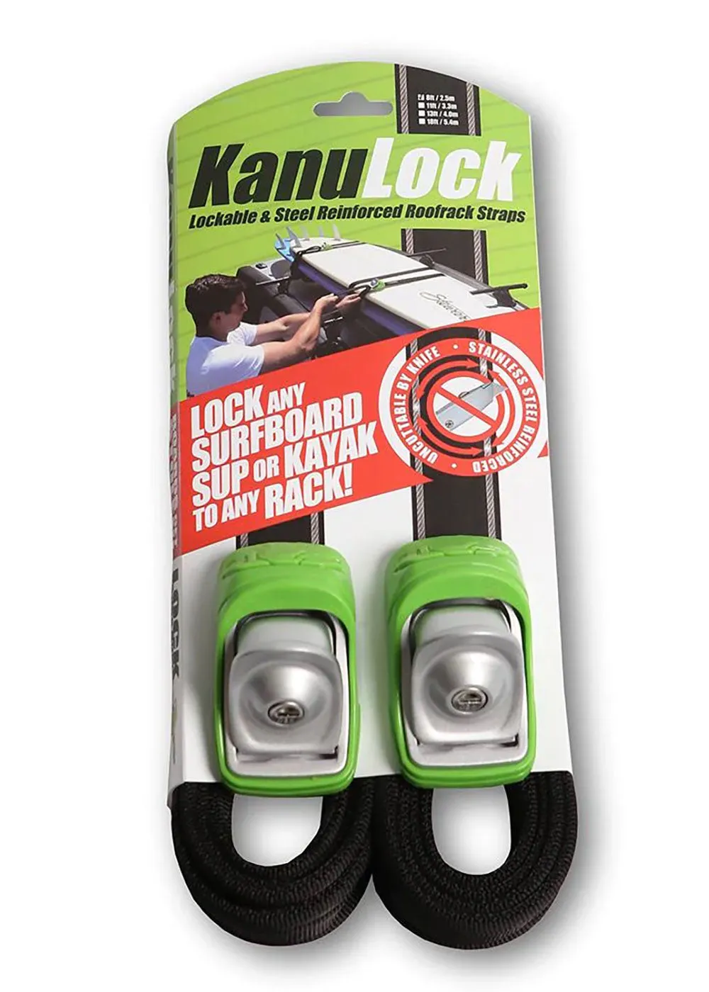 Kanulock Lockable Tiedown Set - 8ft