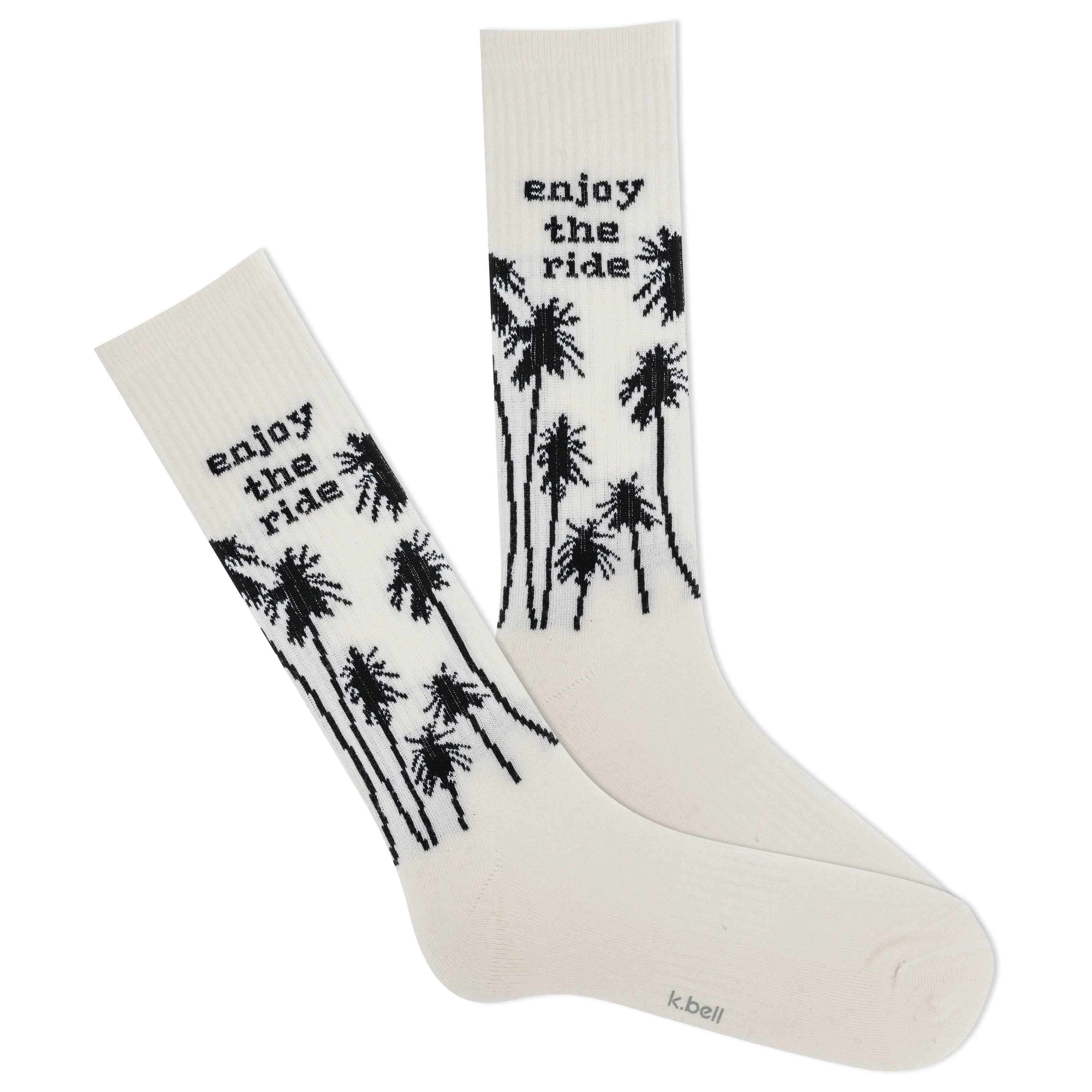 K.Bell Men's Enjoy The Ride Active Crew Sock