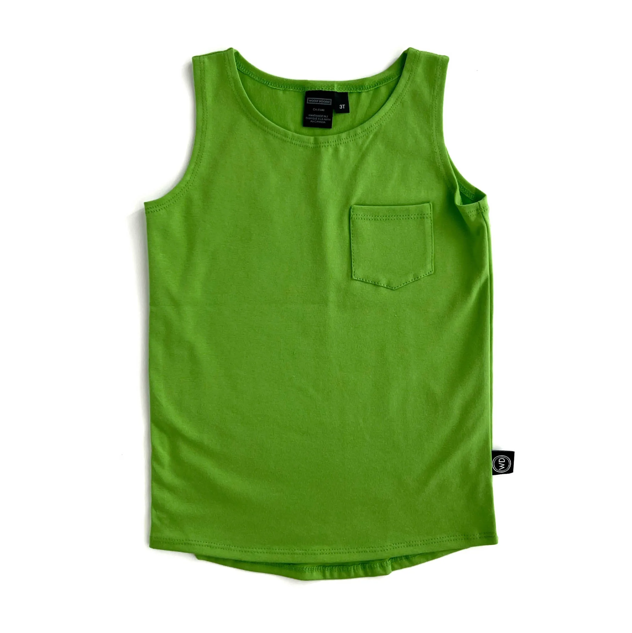 Kids Cotton Pocket Tank