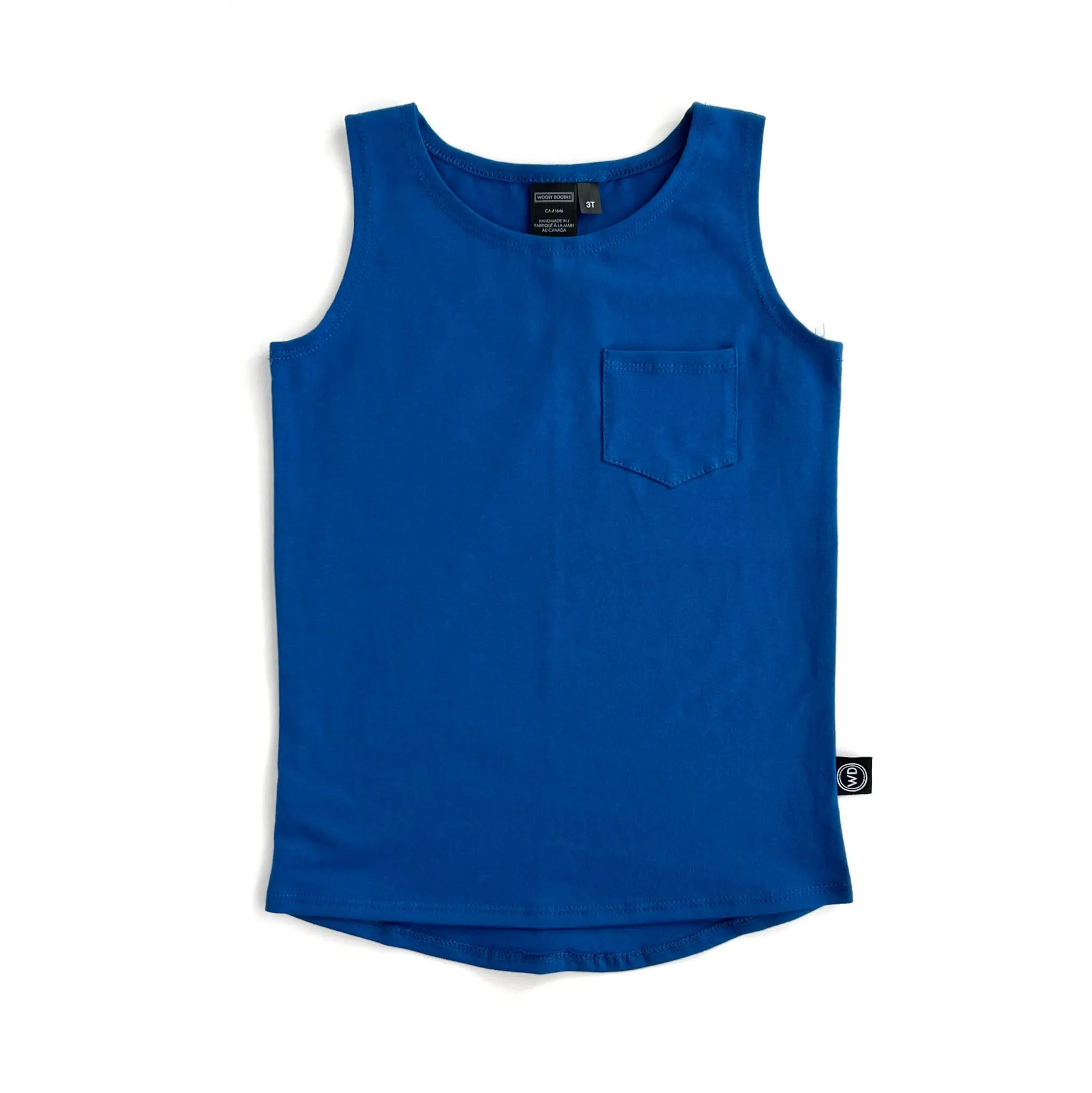 Kids Cotton Pocket Tank