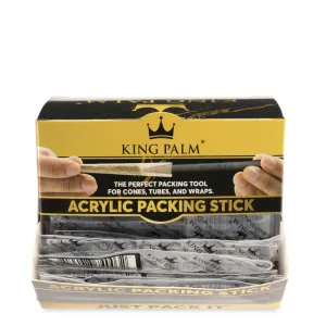 King Palm Acrylic Packing Stick Display Box - (50 Count Display)