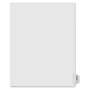 Kleer-Fax Exhibit A Side-tab Index Dividers