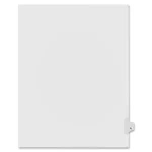 Kleer-Fax Numeric Laminated Tab Index Dividers