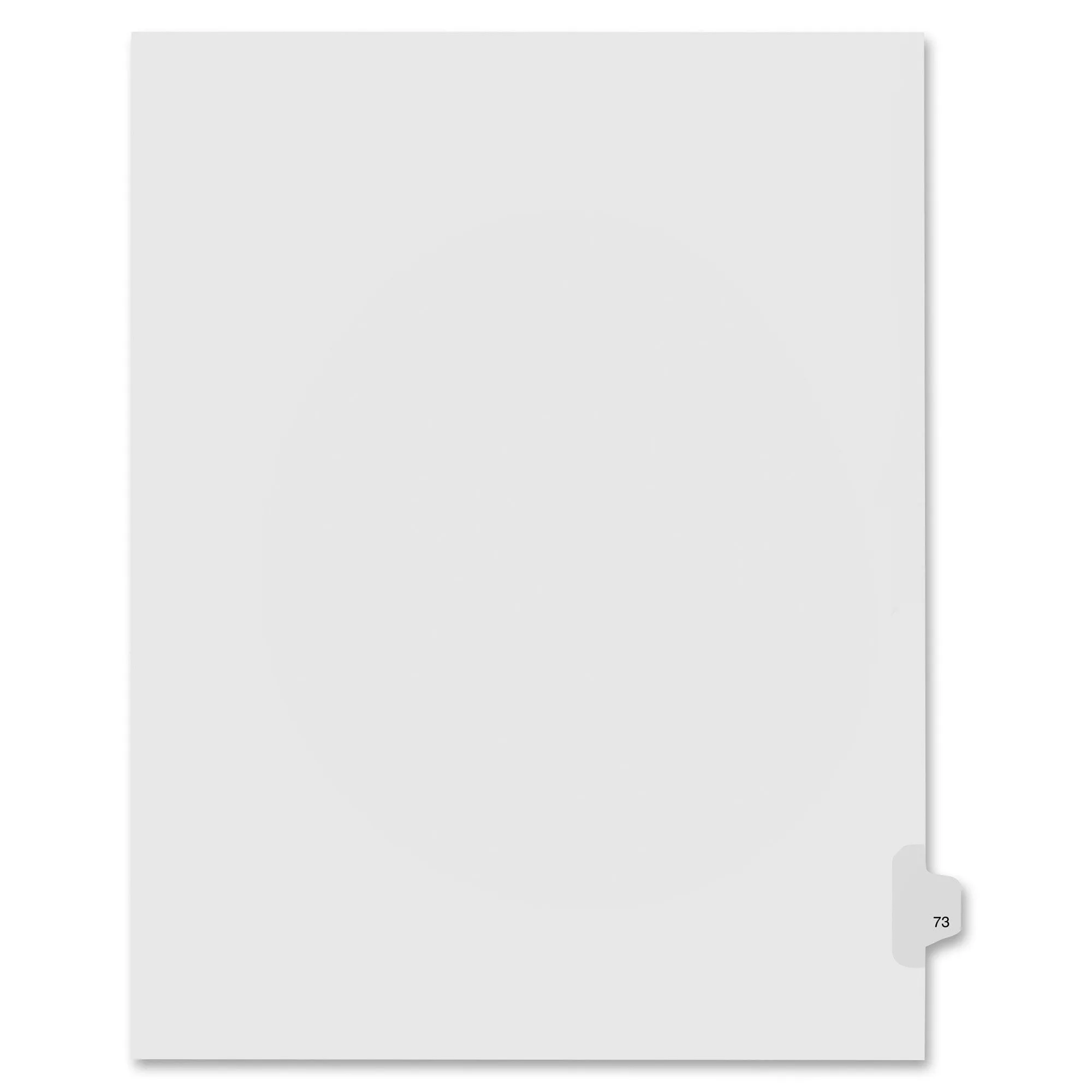 Kleer-Fax Numeric Laminated Tab Index Dividers