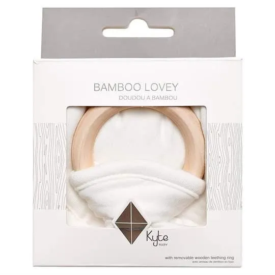 Kyte Baby Lovey Wooden Teething Ring | Cloud