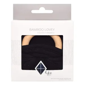 Kyte Baby Lovey Wooden Teething Ring | Midnight