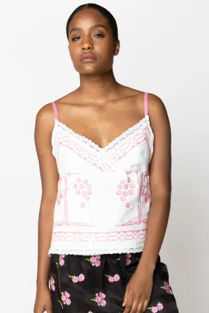 Lace Edged Surplice Cami