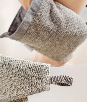 Lapuan - Meri Wash Mitten White/Linen