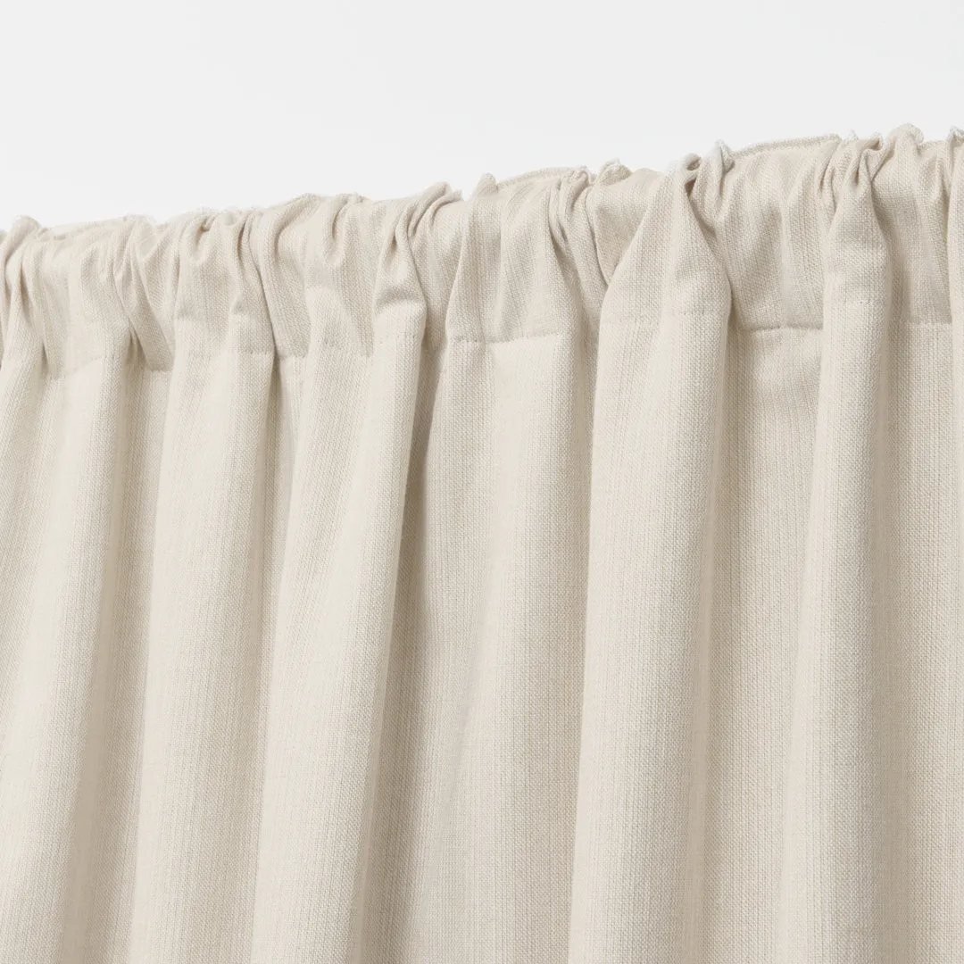 Lauren Ralph Lauren Sallie Blackout Heavy Cotton/Linen Blend with Lining Back Tab/Rod Pocket Curtain Lauren Ralph Lauren Curtain Color: Light Beige Size per Panel: 54" W x 108" L