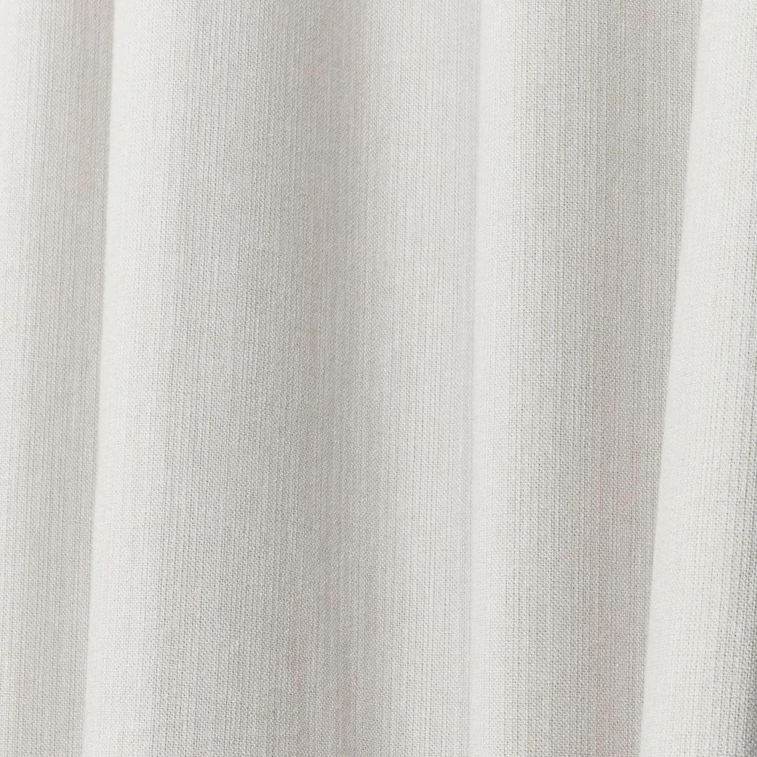 Lauren Ralph Lauren Sallie Blackout Heavy Cotton/Linen Blend with Lining Back Tab/Rod Pocket Curtain Lauren Ralph Lauren Curtain Color: Snowflake Size per Panel: 54" W x 96" L