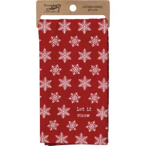 Let it Snow Kitchen Towel