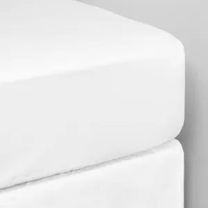 Lifson -1000 Thread Count Cotton Fitted Sheet - White
