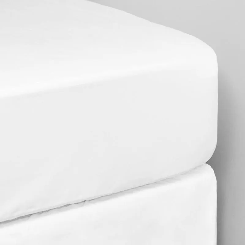 Lifson -1000 Thread Count Cotton Fitted Sheet - White