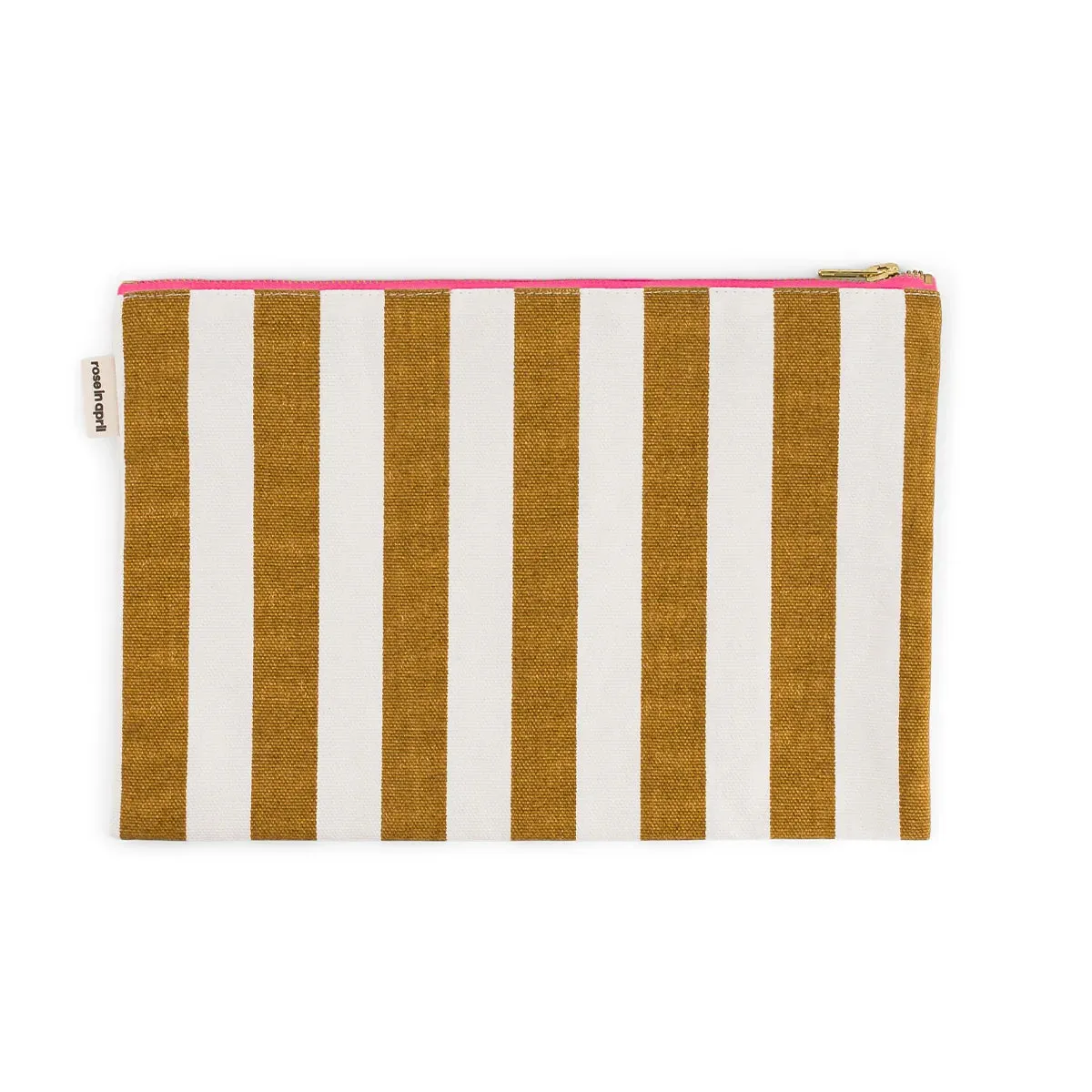 Lili Clutch ~ Caramel Stripes
