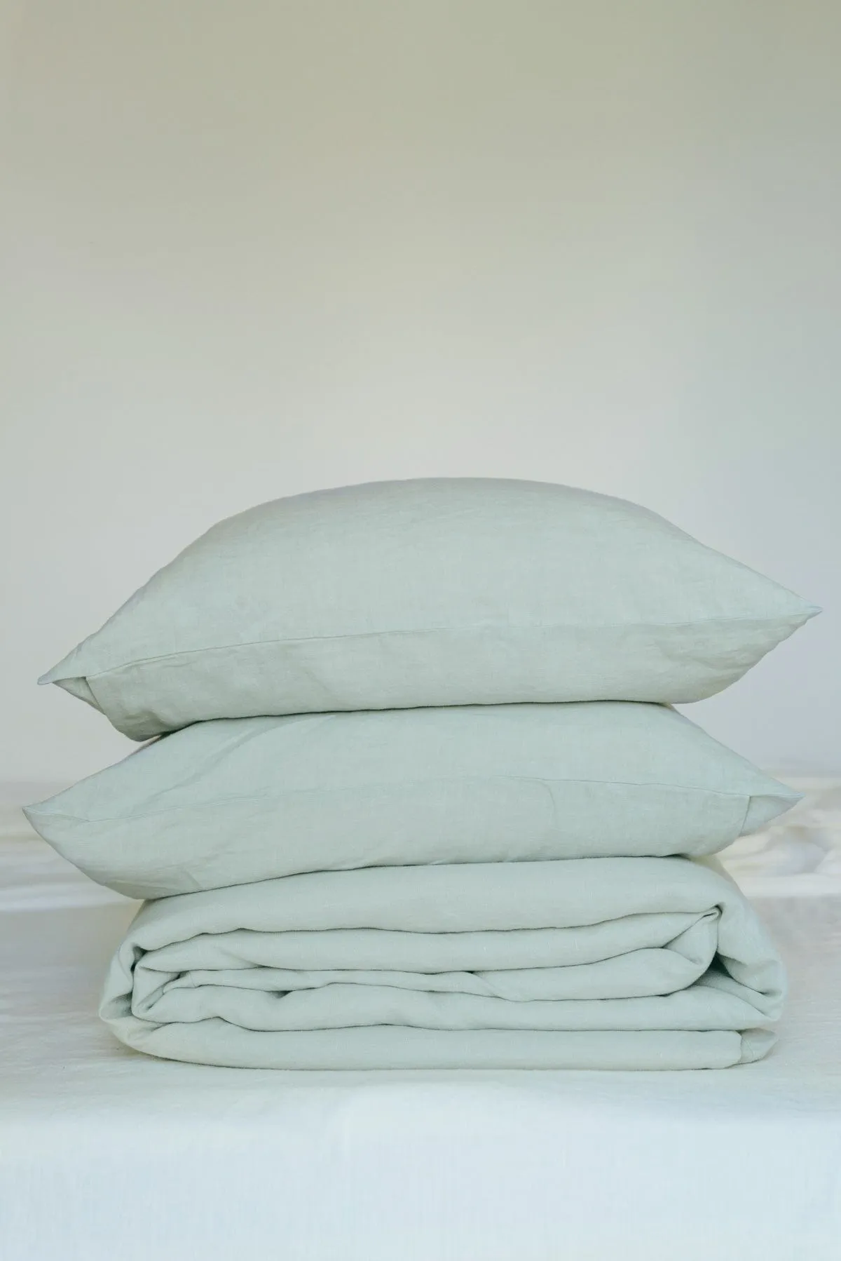 Linen Bedding Set | Sage Green