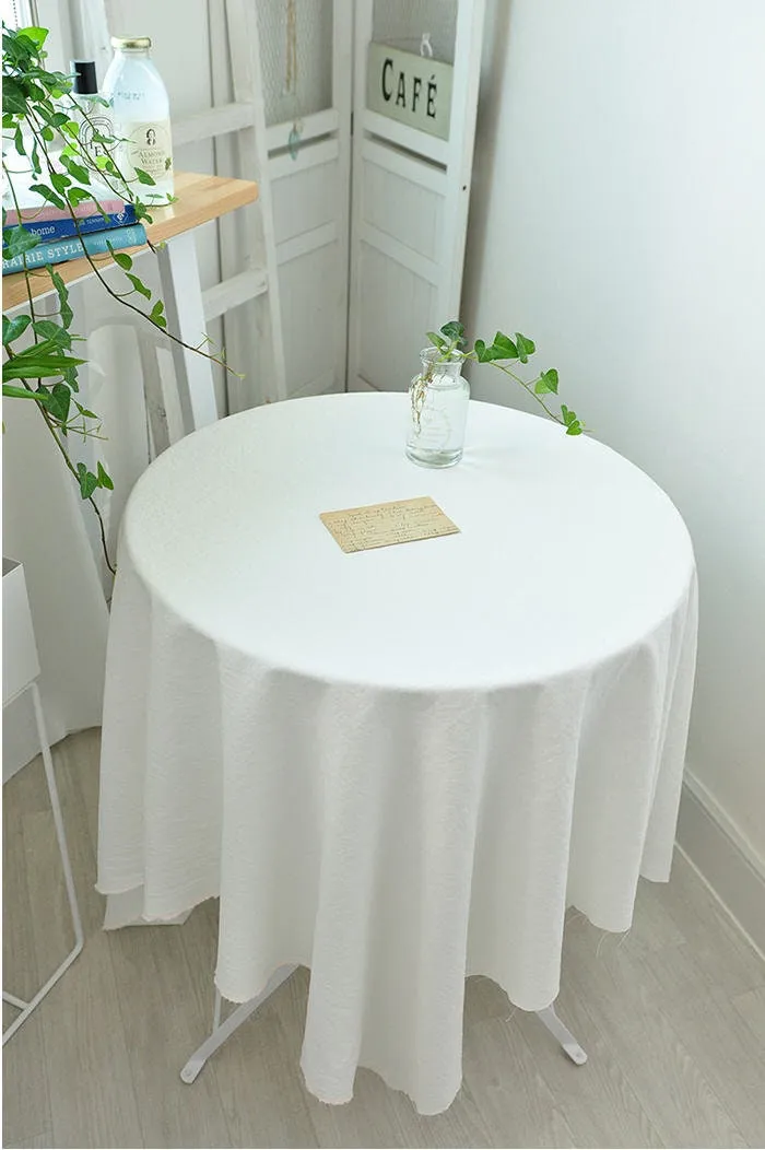 Linen Blend Cotton Linen Prewashed - White Ivory, Cream, Natural, Khaki, Gray, Beige - 57" Wide - By the Yard /41884