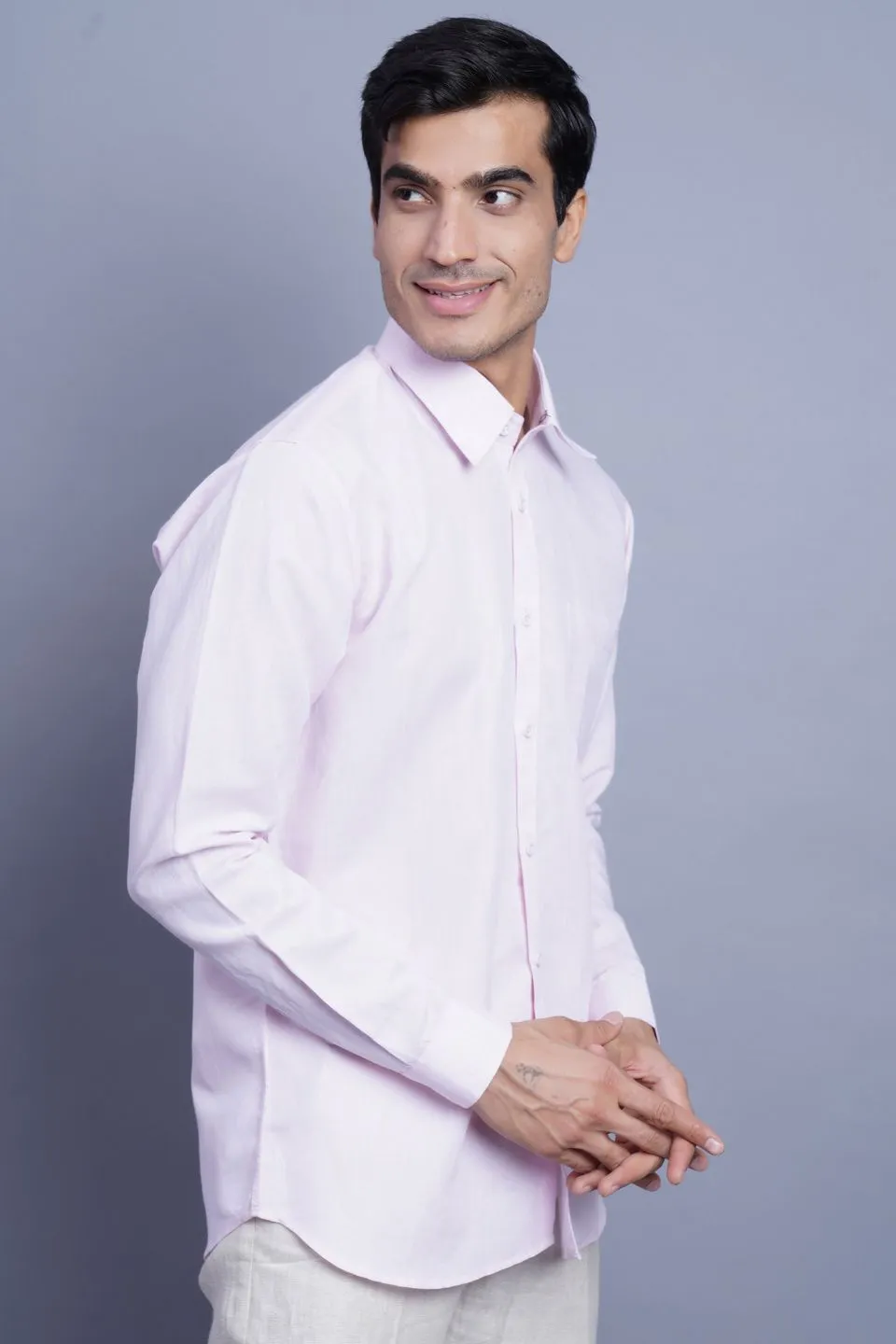 Linen Cotton Cream Shirt