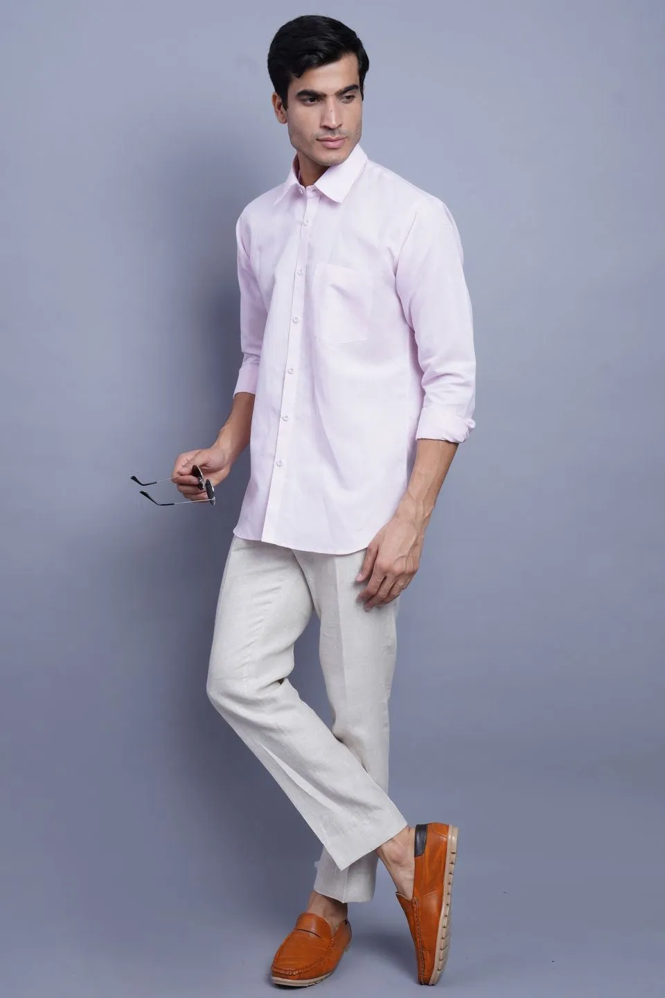 Linen Cotton Cream Shirt