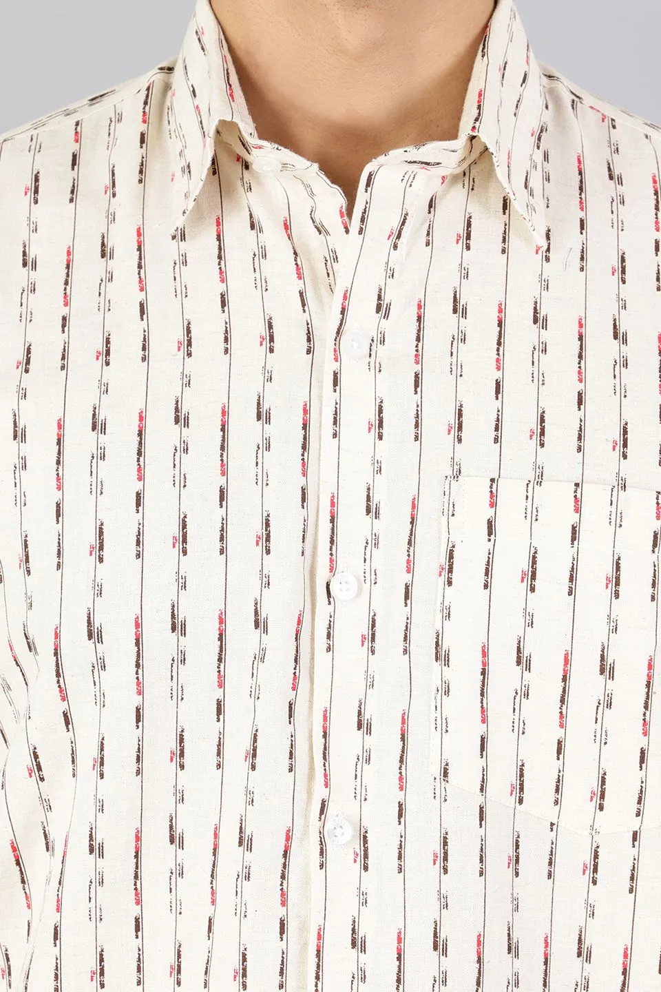 Linen Cotton White Shirt