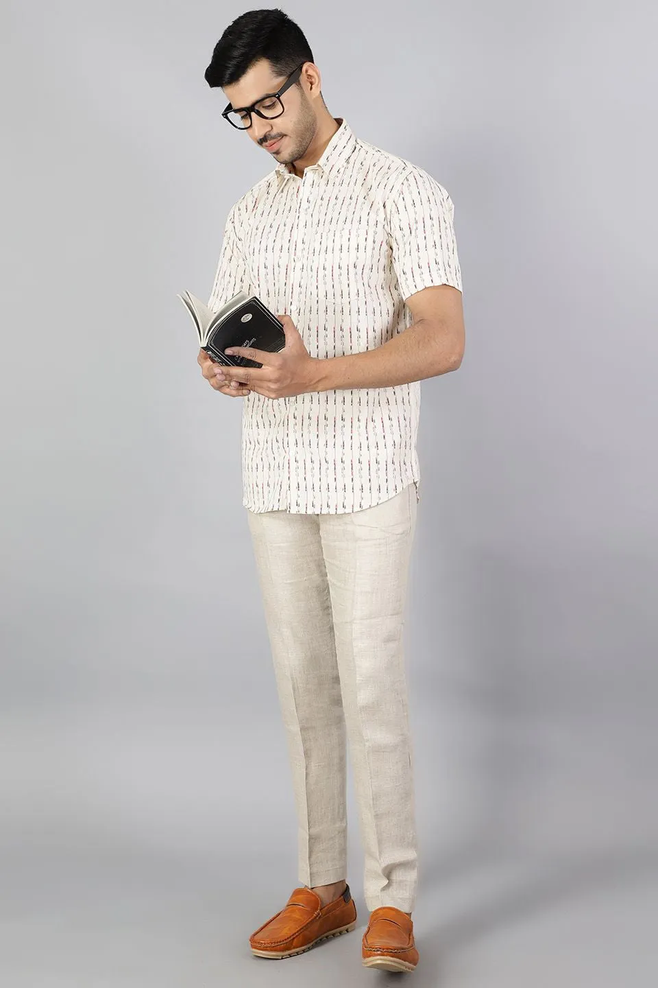 Linen Cotton White Shirt