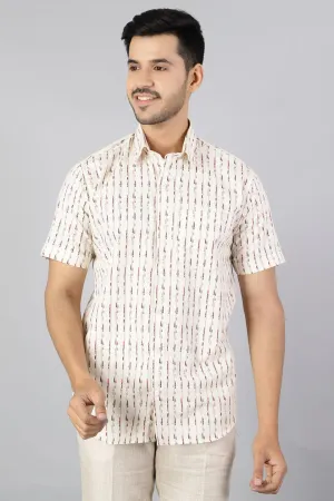 Linen Cotton White Shirt