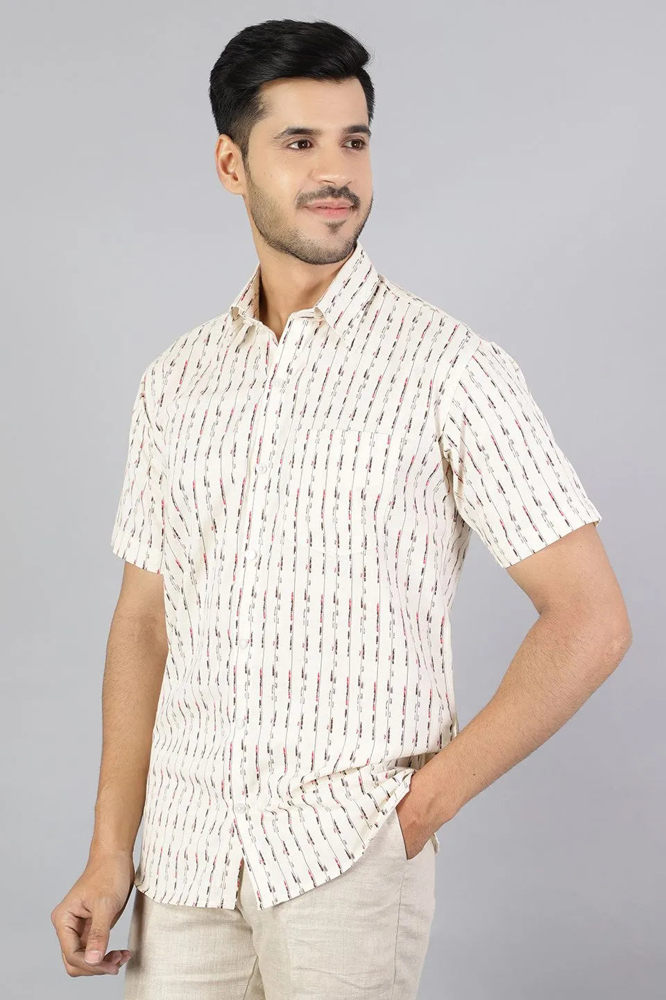 Linen Cotton White Shirt