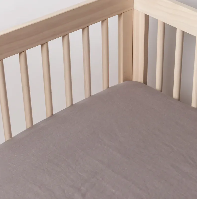 Linen Crib Sheet