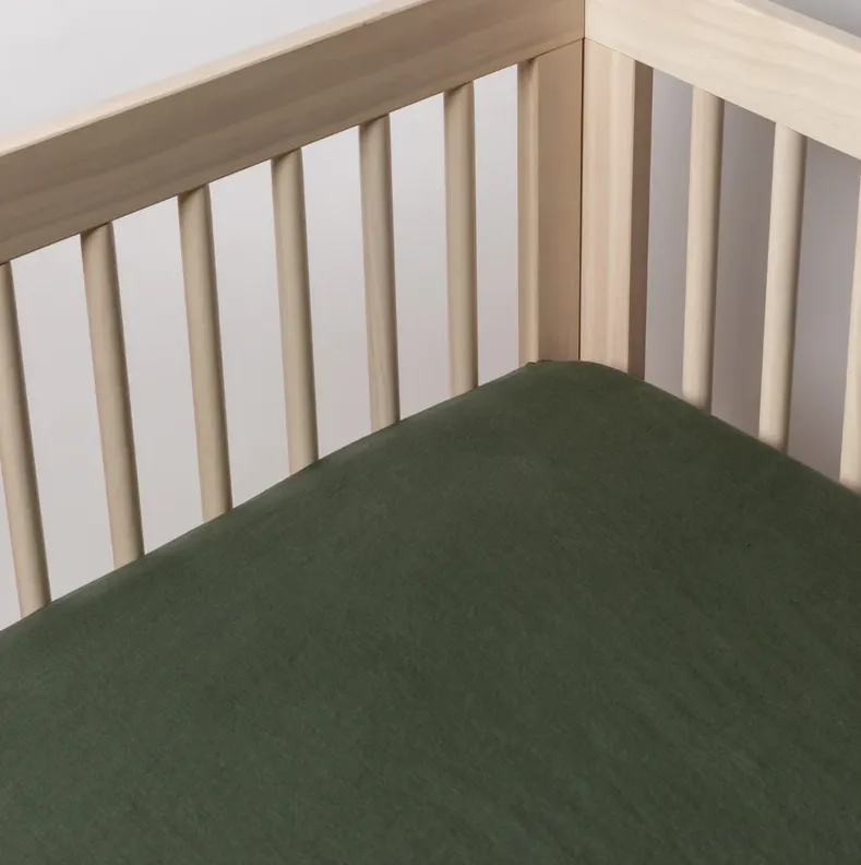Linen Crib Sheet