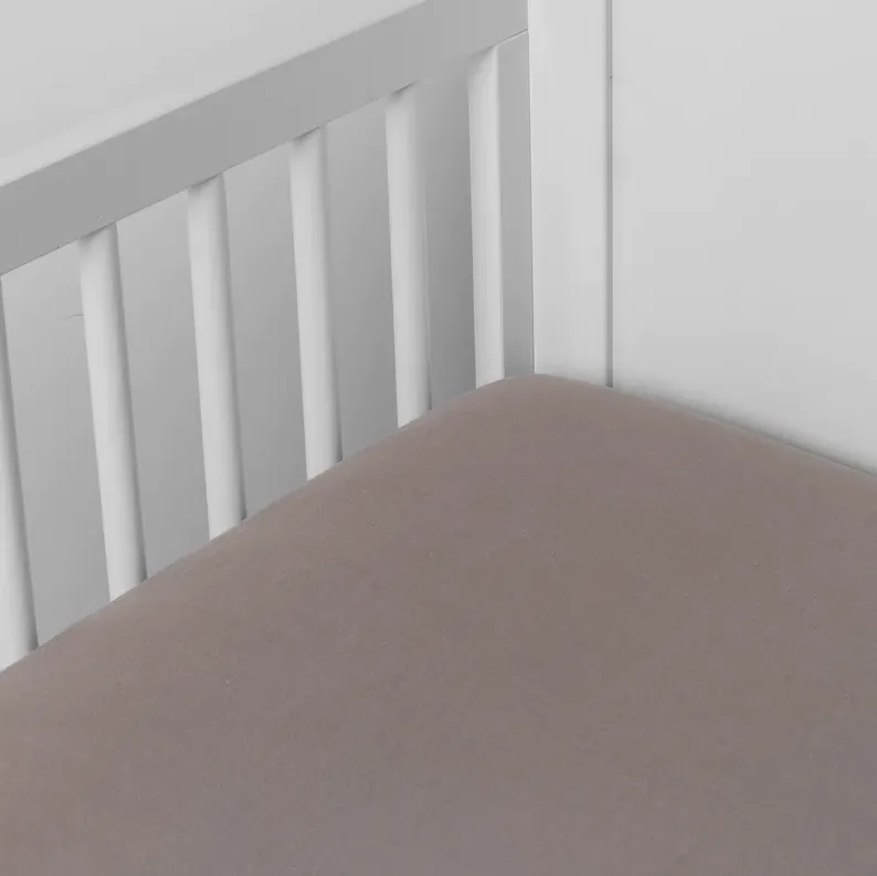 Linen Crib Sheet
