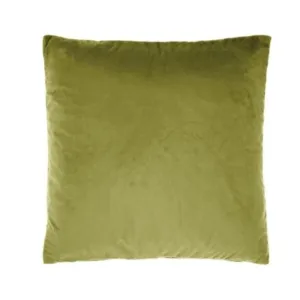 Linen House Belmore Moss Stone Velvet Cushion 60 x 60cm