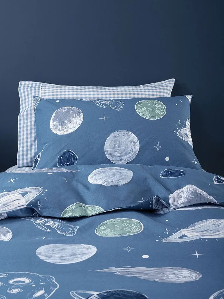 Linen House Blue Astronomy Duvet Cover Set