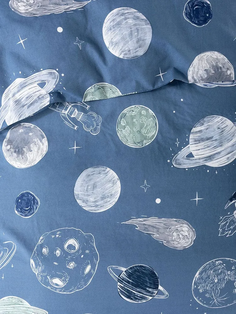 Linen House Blue Astronomy Duvet Cover Set